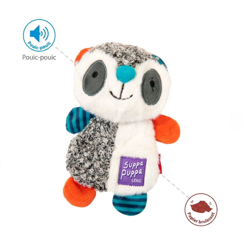 Jouet à mâcher pour chien Suppa Puppa en peluche sonore