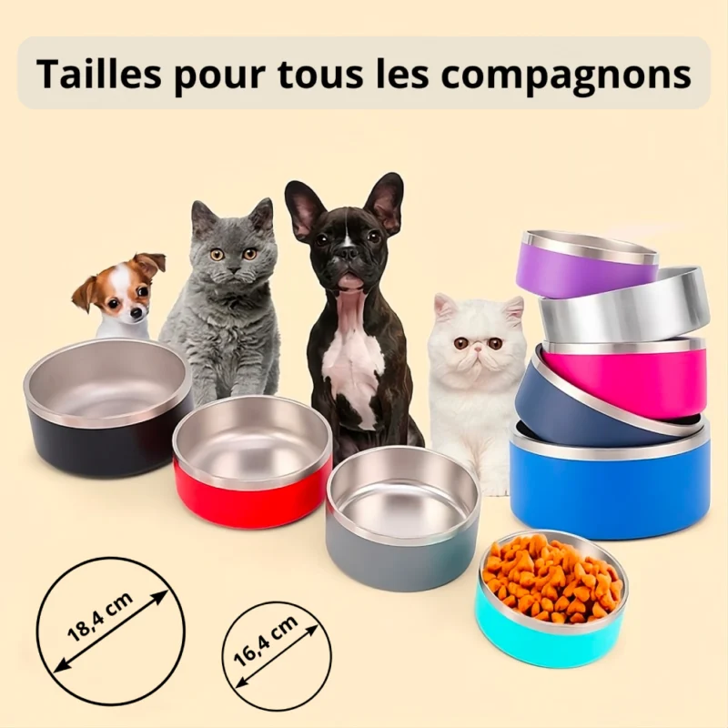 Gamelle pour chien en Inox – Image 2